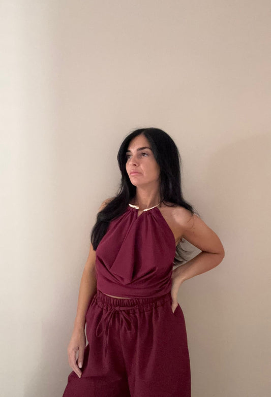 Top con Collana Gioiello