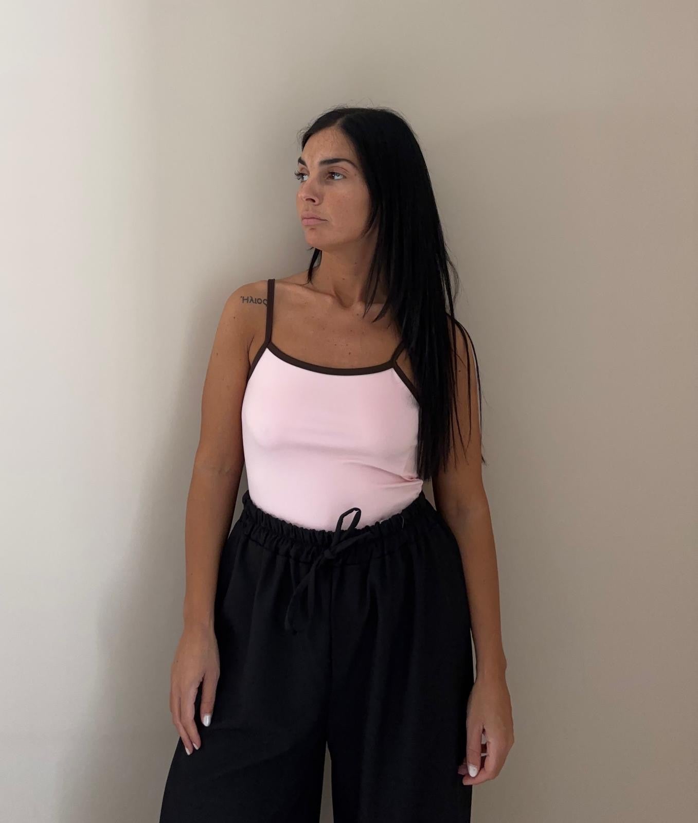 Body con spalline sottili