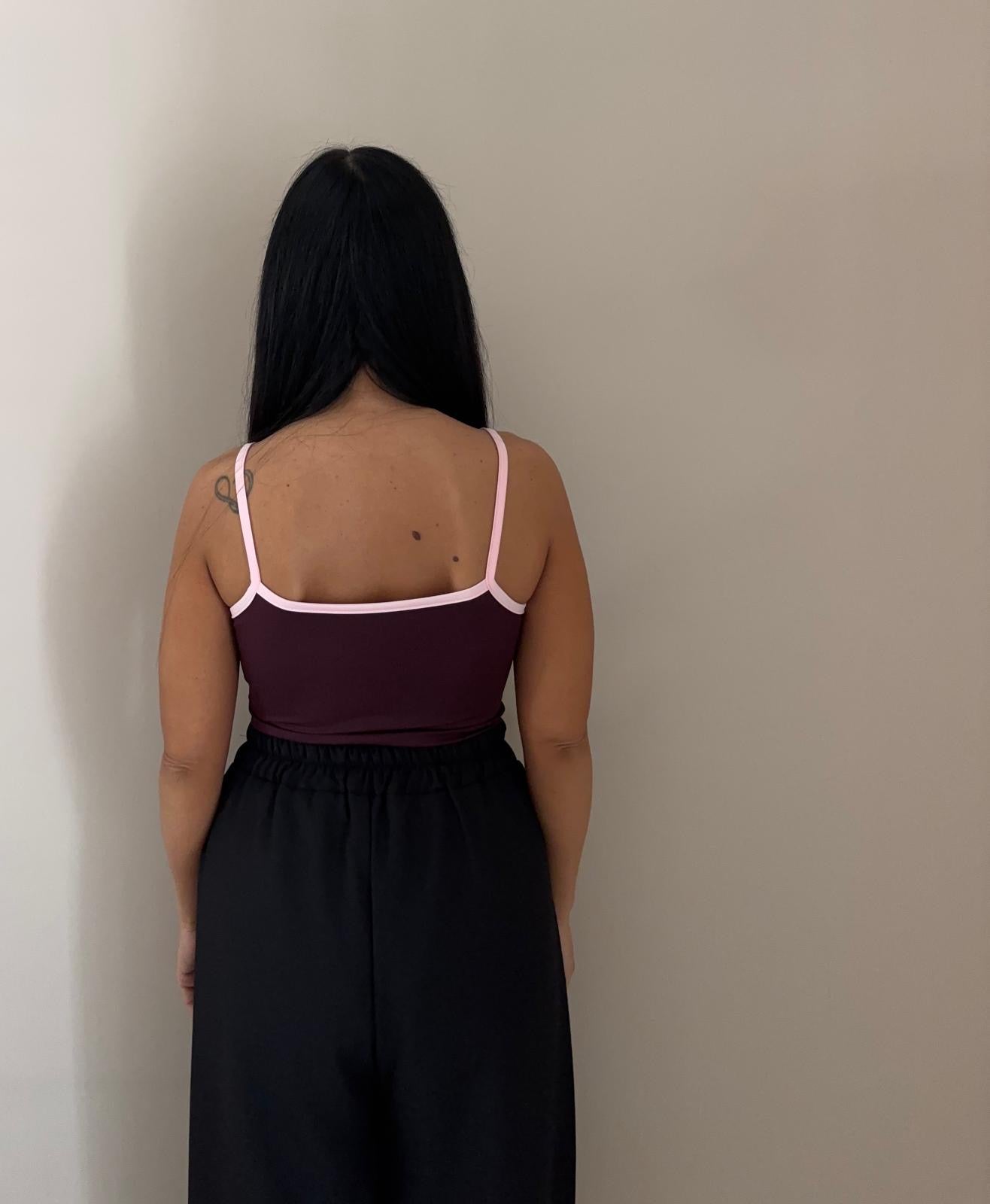 Body con spalline sottili