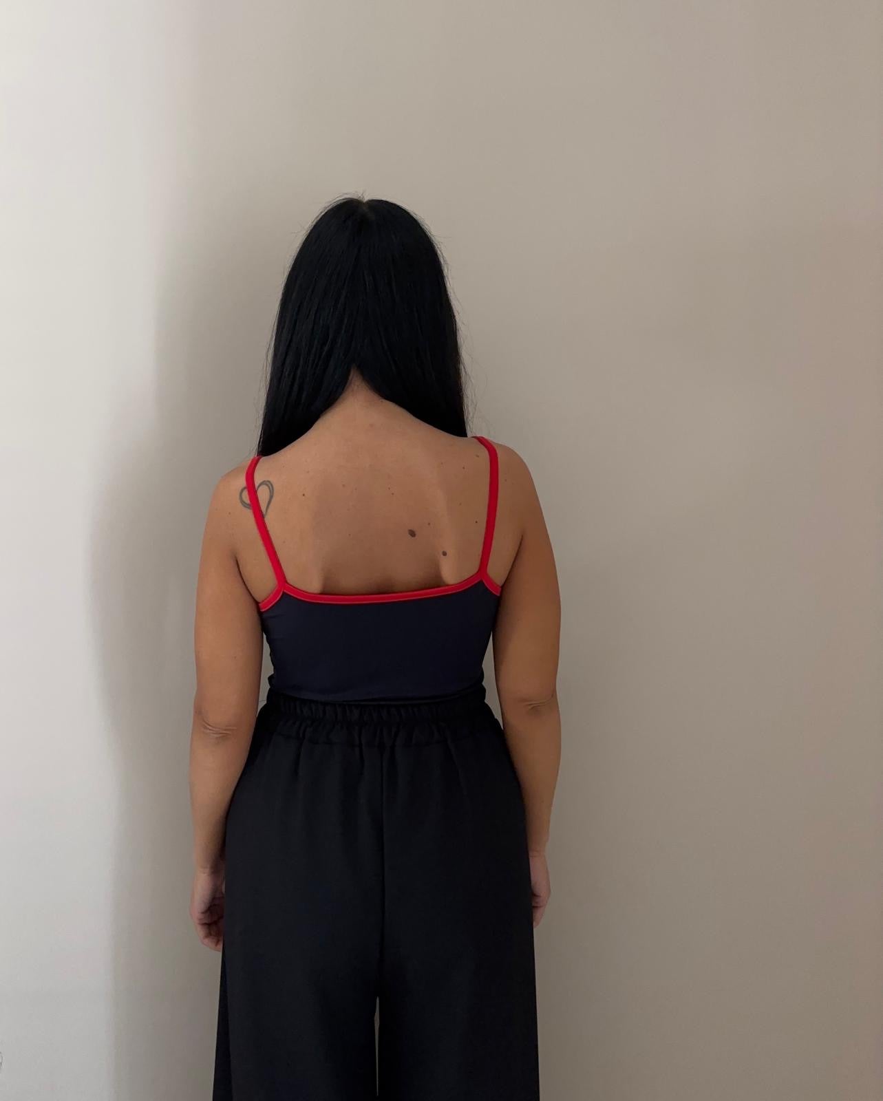Body con spalline sottili