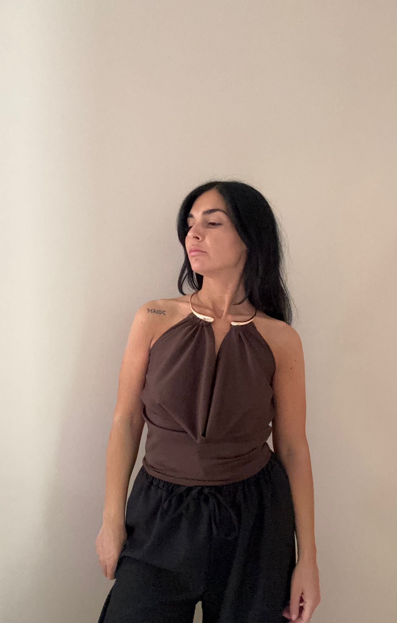 Top con Collana Gioiello