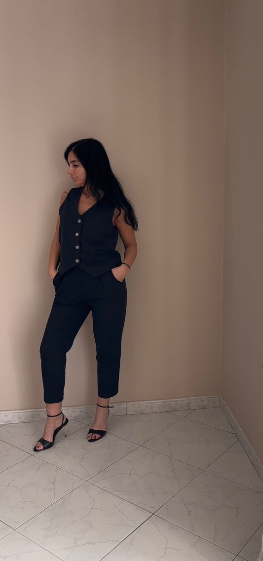 Tailleur Gilet Blu