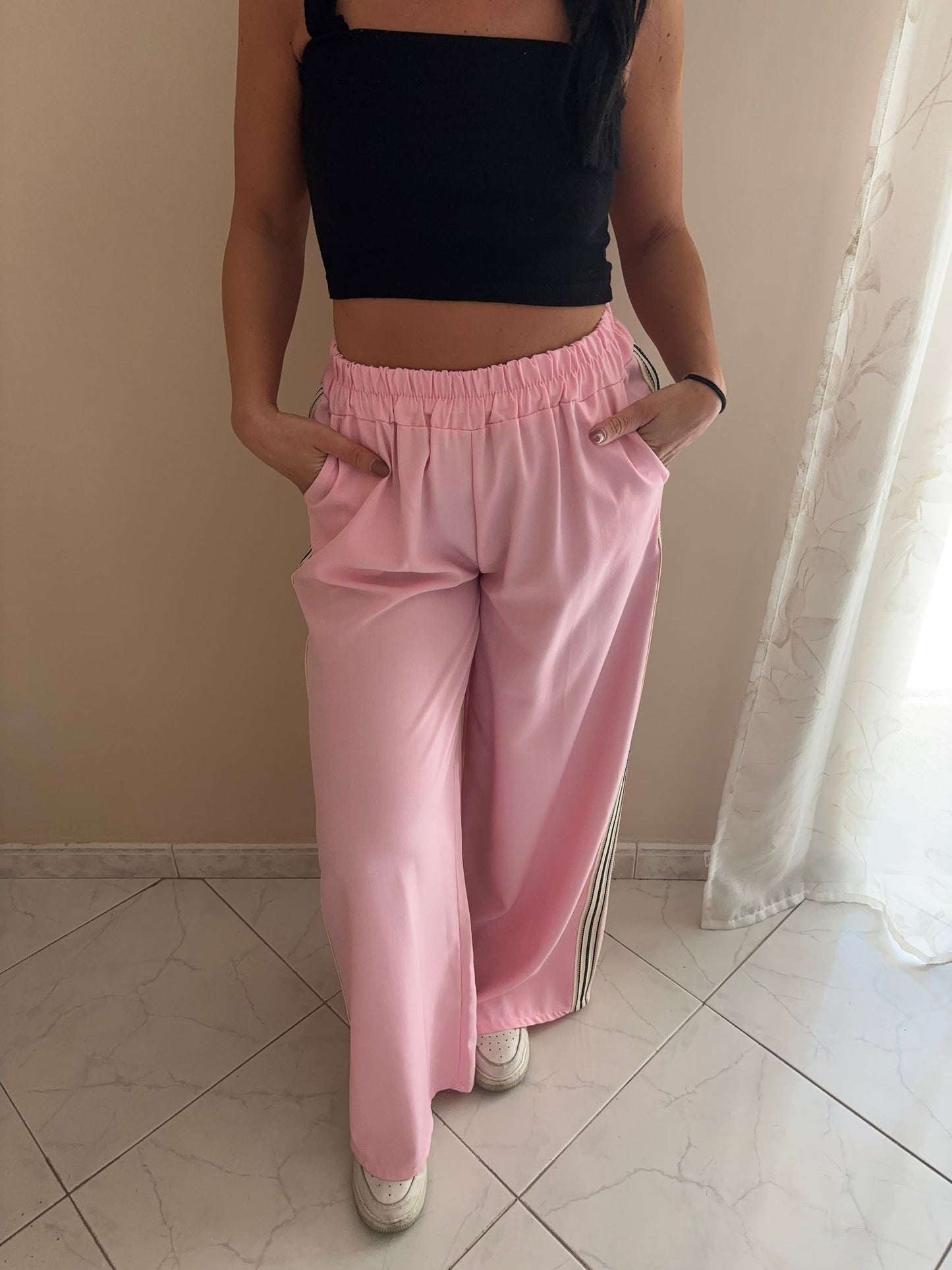 Pantalone Sportivo Rosa
