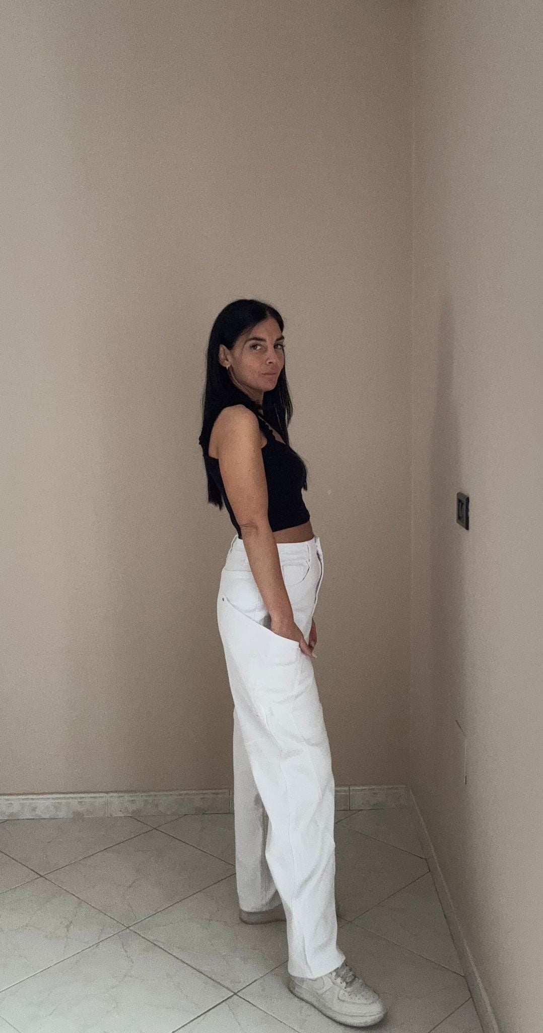 Pantaloni White