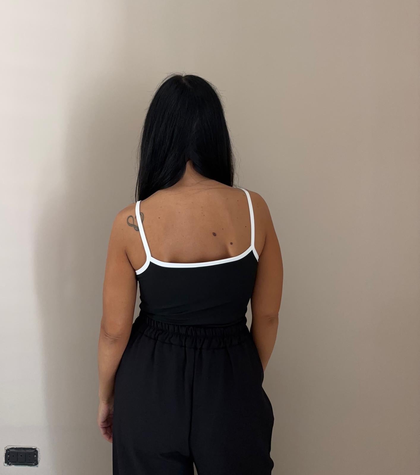 Body con spalline sottili