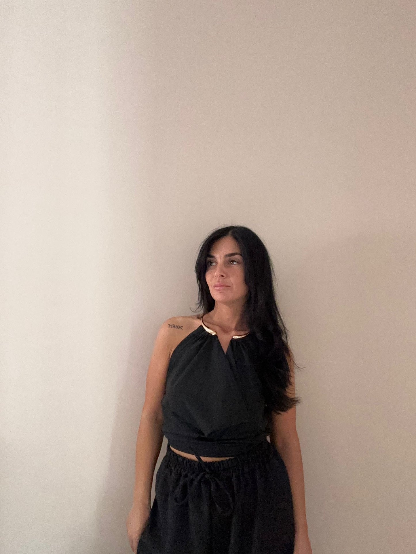 Top con Collana Gioiello