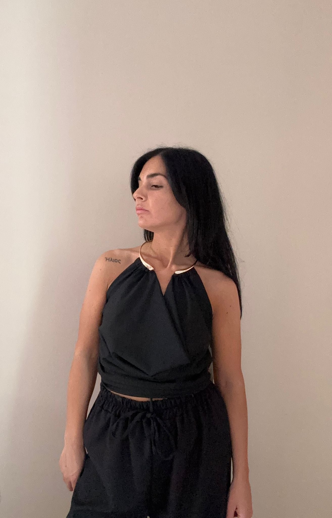 Top con Collana Gioiello