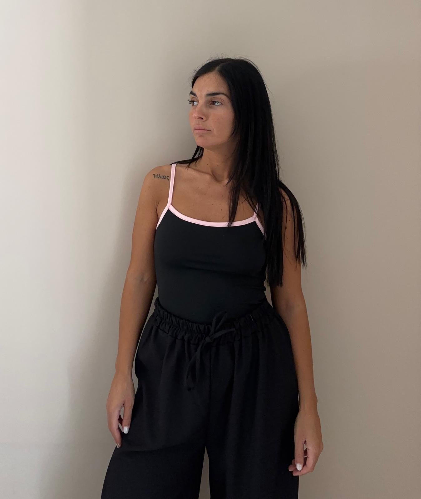Body con spalline sottili