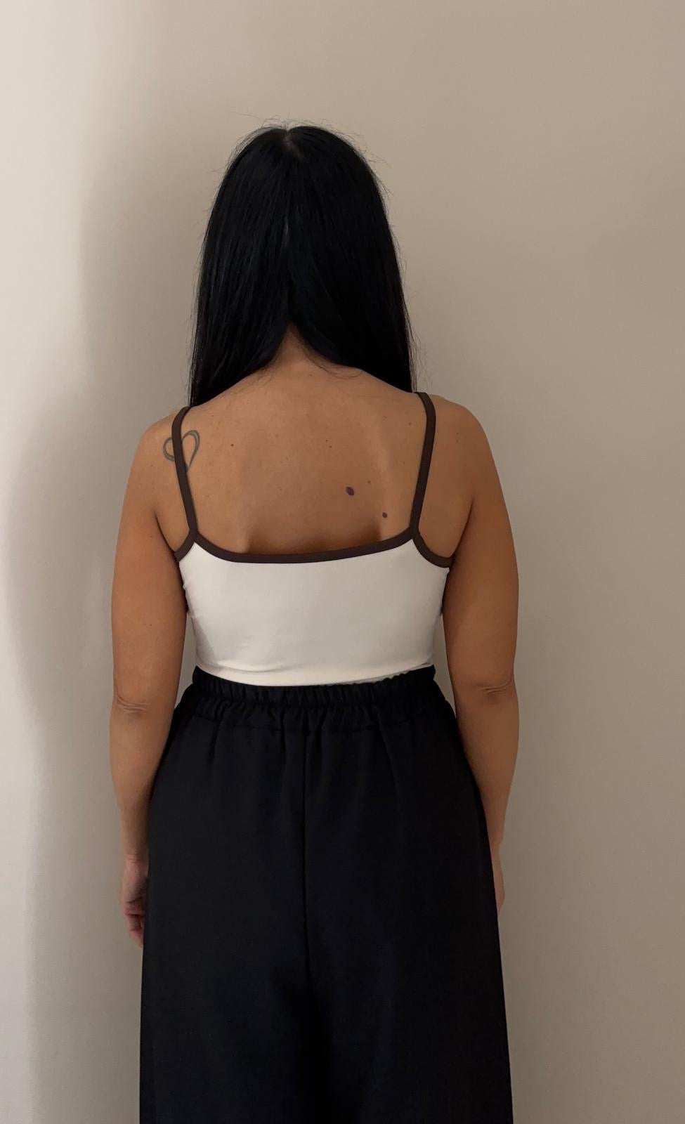 Body con spalline sottili