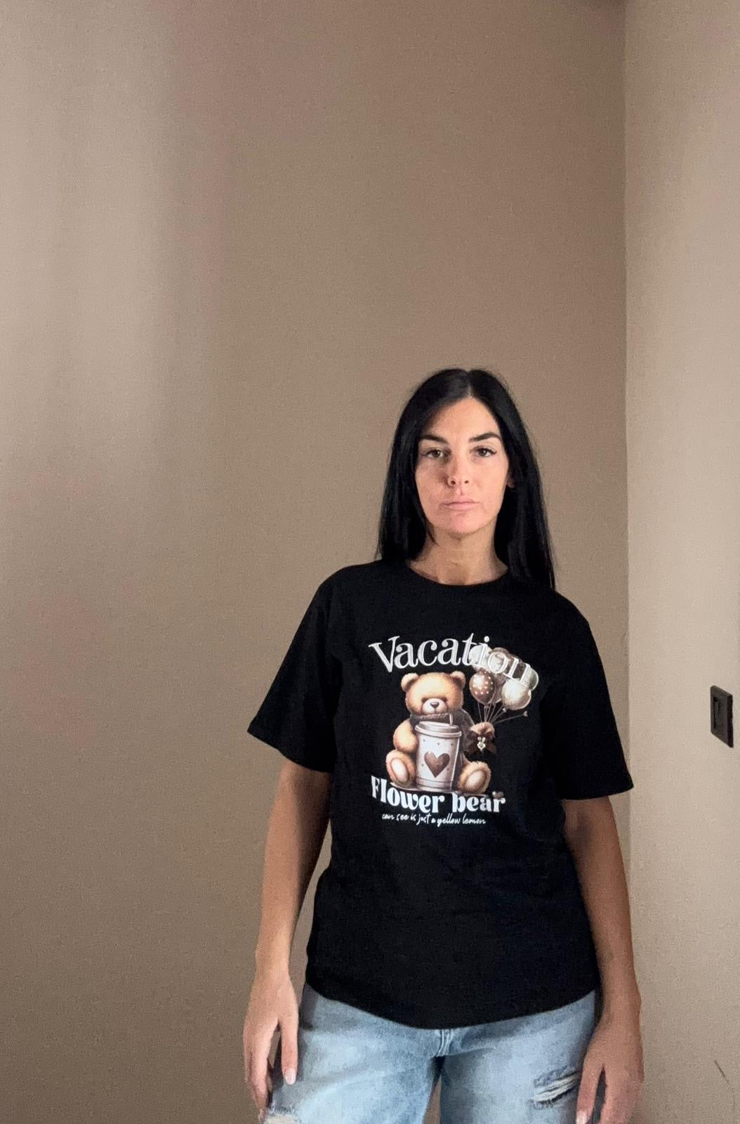 T-shirt con Orsetto