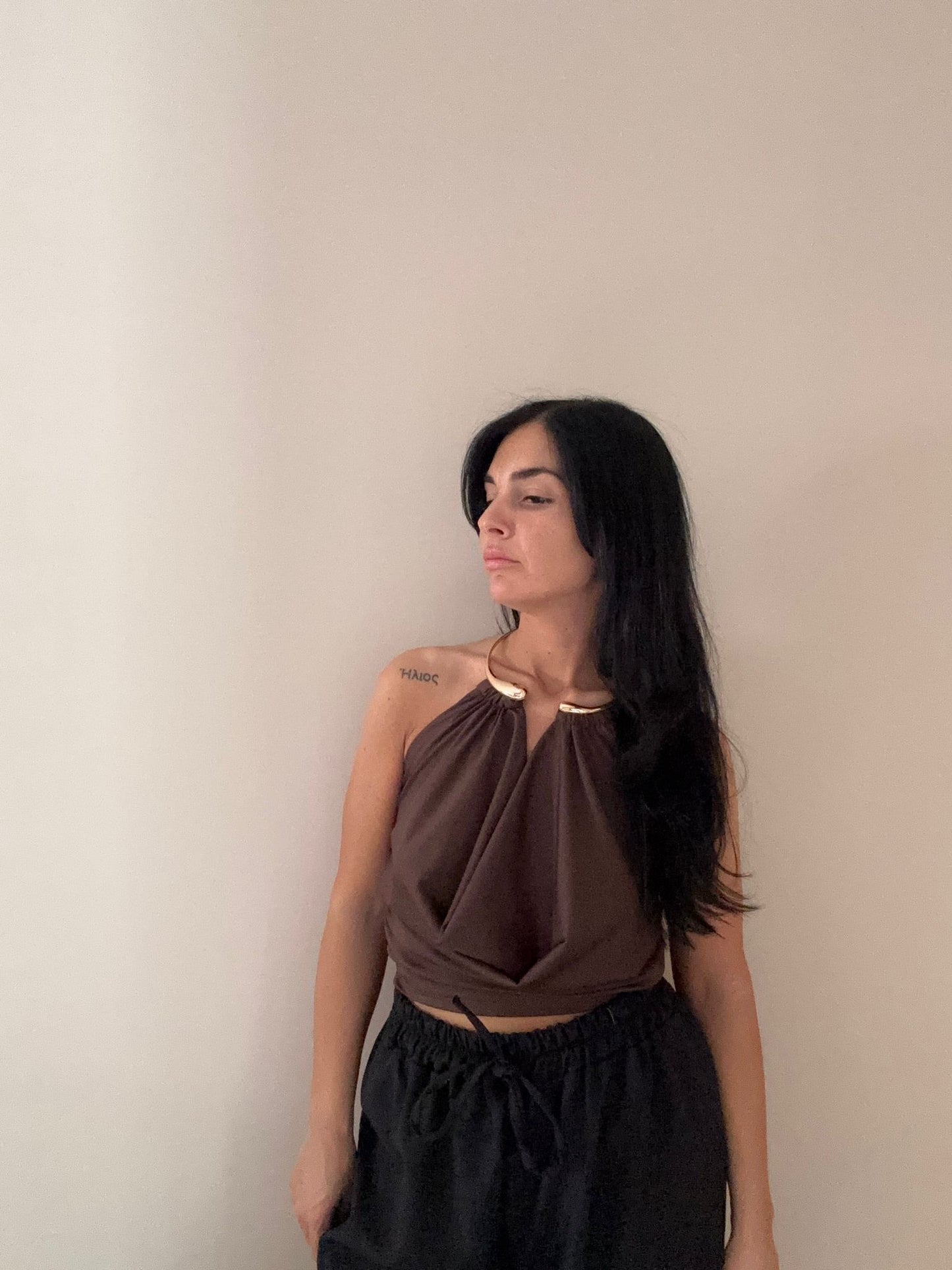Top con Collana Gioiello
