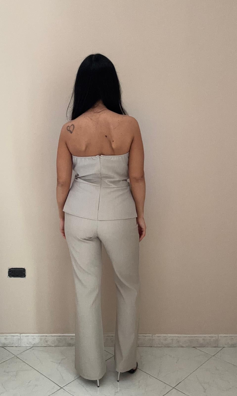 Tuta intera bustier