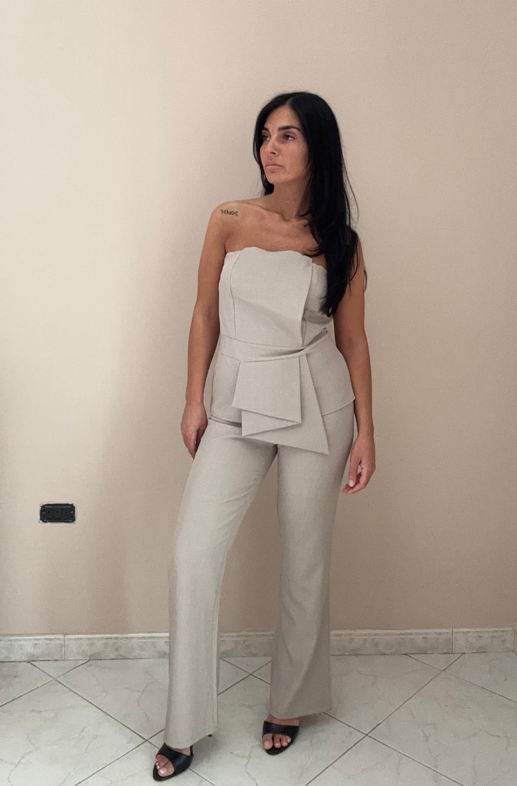 Tuta intera bustier
